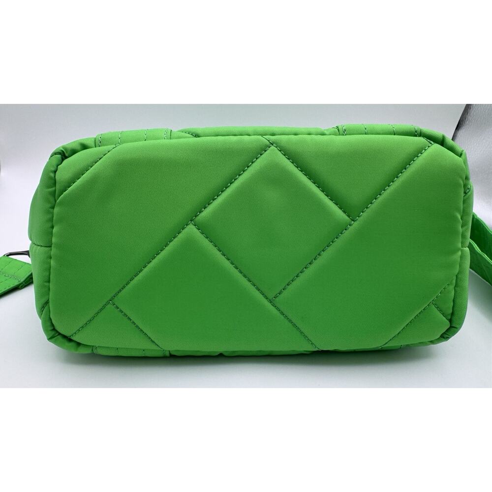 Lug Dory Mini Crossbody Satchel Convertible Purse Bag Lime Green Handles - Picture 3 of 10